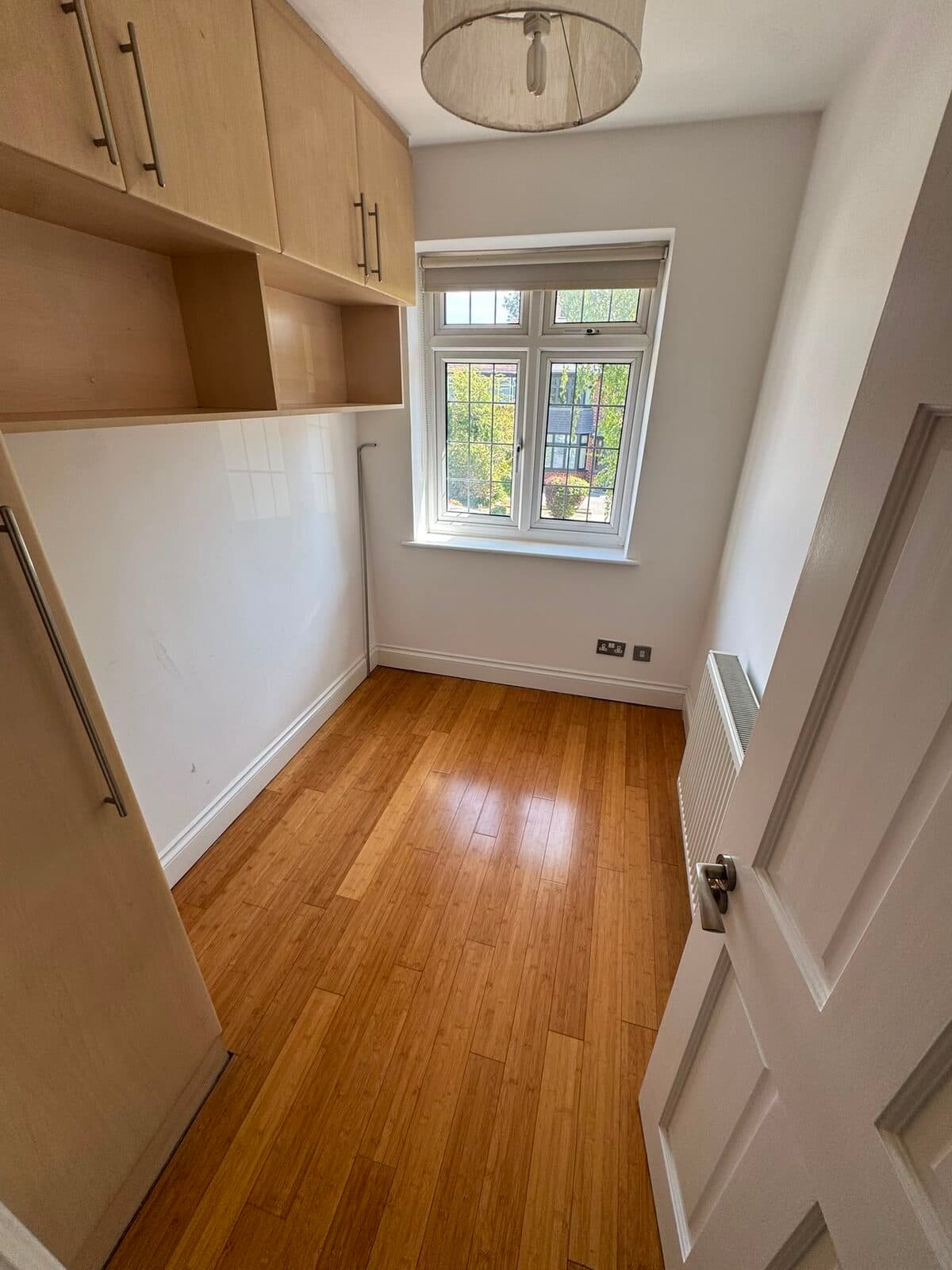 Box room emptied and fitted units cleared at the end of the Richmond house removal